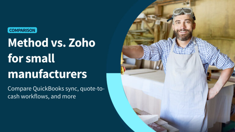 Method vs Zoho for small manufacturers