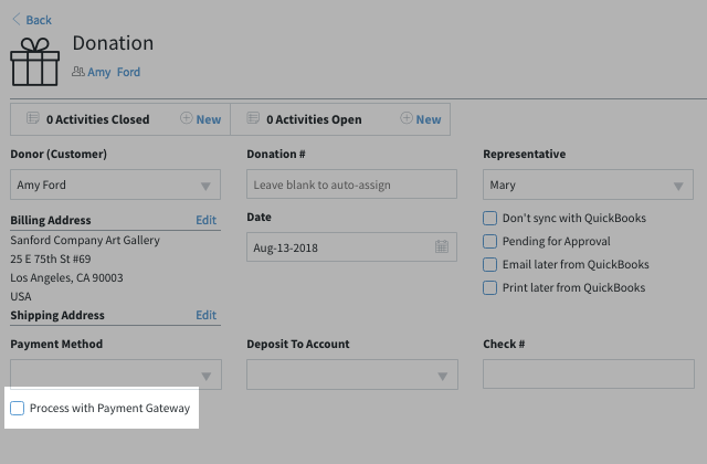 Method:CRM for nonprofits