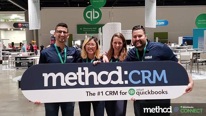 Method CRM team at QuickBooks Connect San Jose