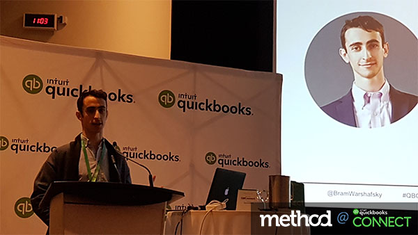 Bram Warshafsky at QuickBooks Connect Toronto