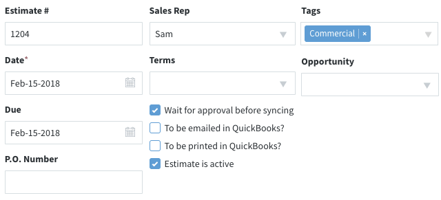 Method CRM's estimates app.