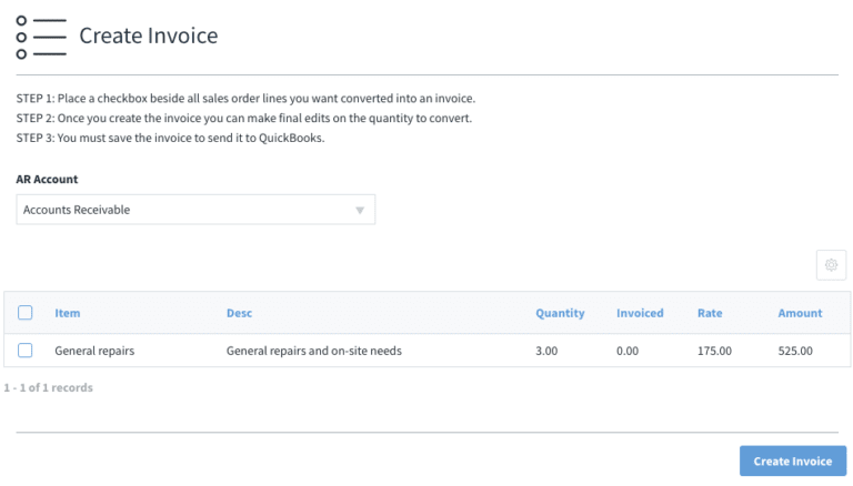 How to create an invoice in QuickBooks — Method