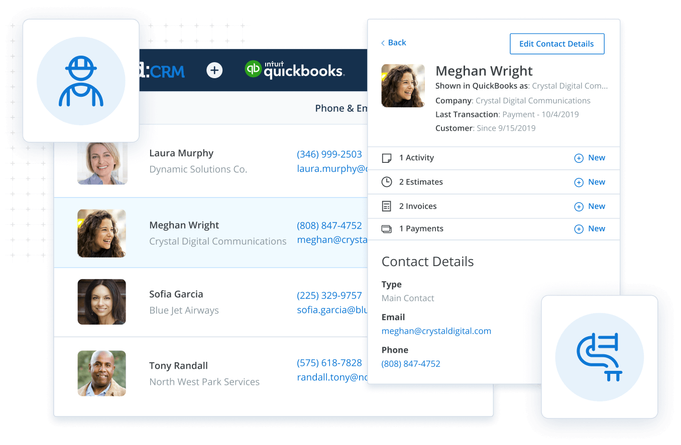 Method CRM field service management software