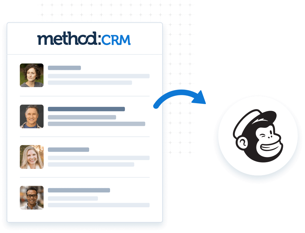 Create mailing lists with Method's Mailchimp CRM