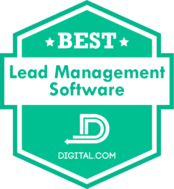 Method's best lead management software badge from Digital.com