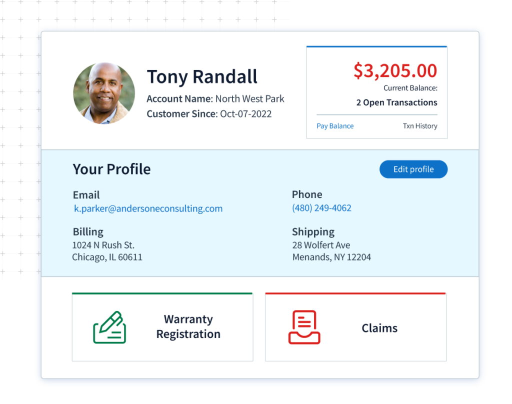 Custom portal for customers in Method