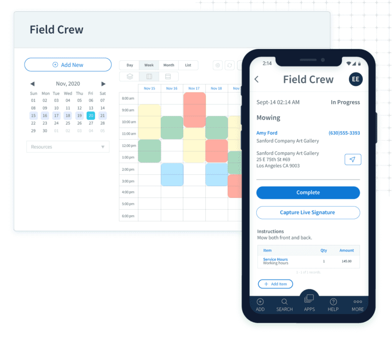 Job scheduling software for QuickBooks users — Method