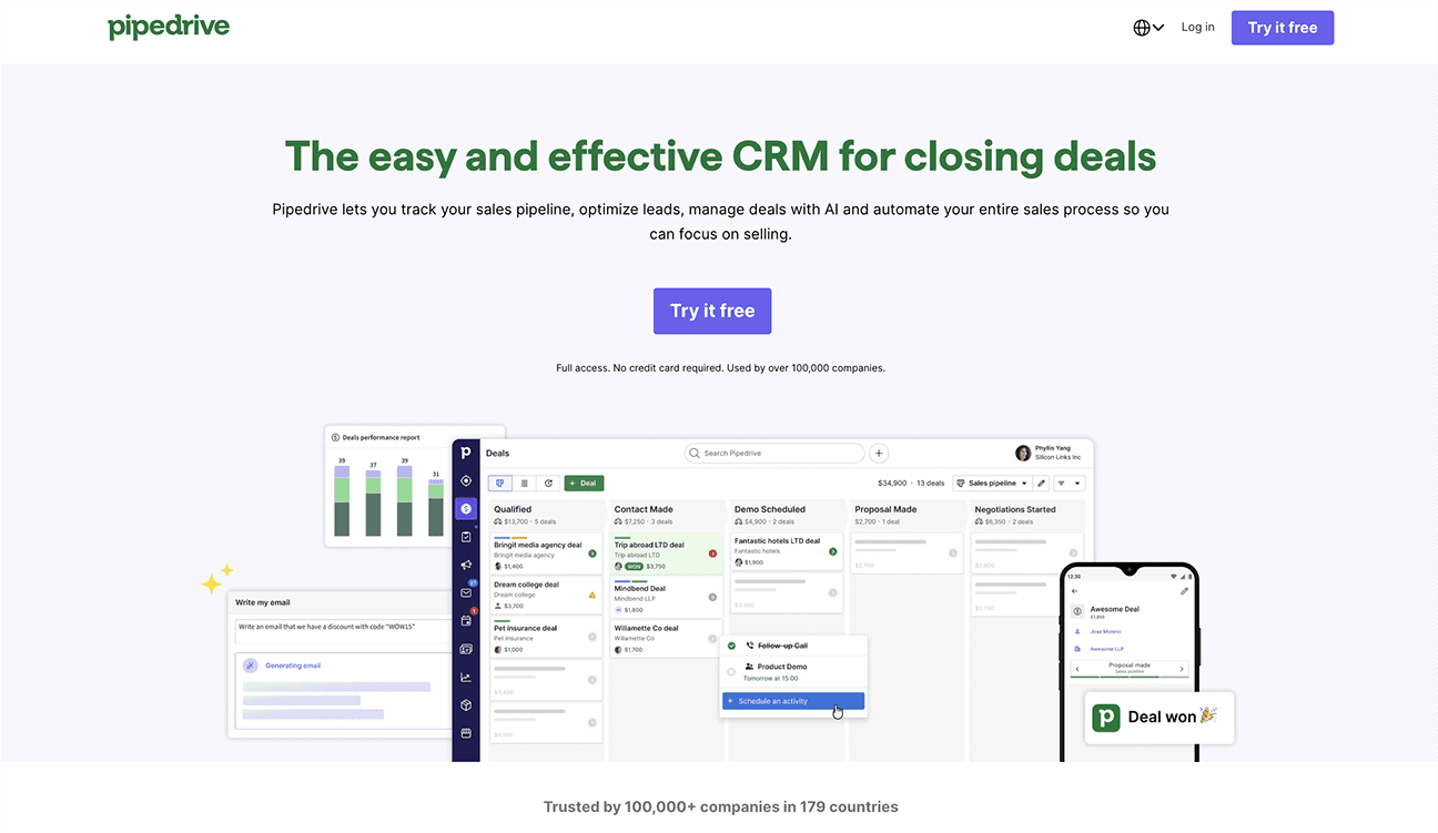 Pipedrive CRM Alternative