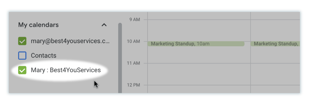 Google calendar integration with Method CRM.