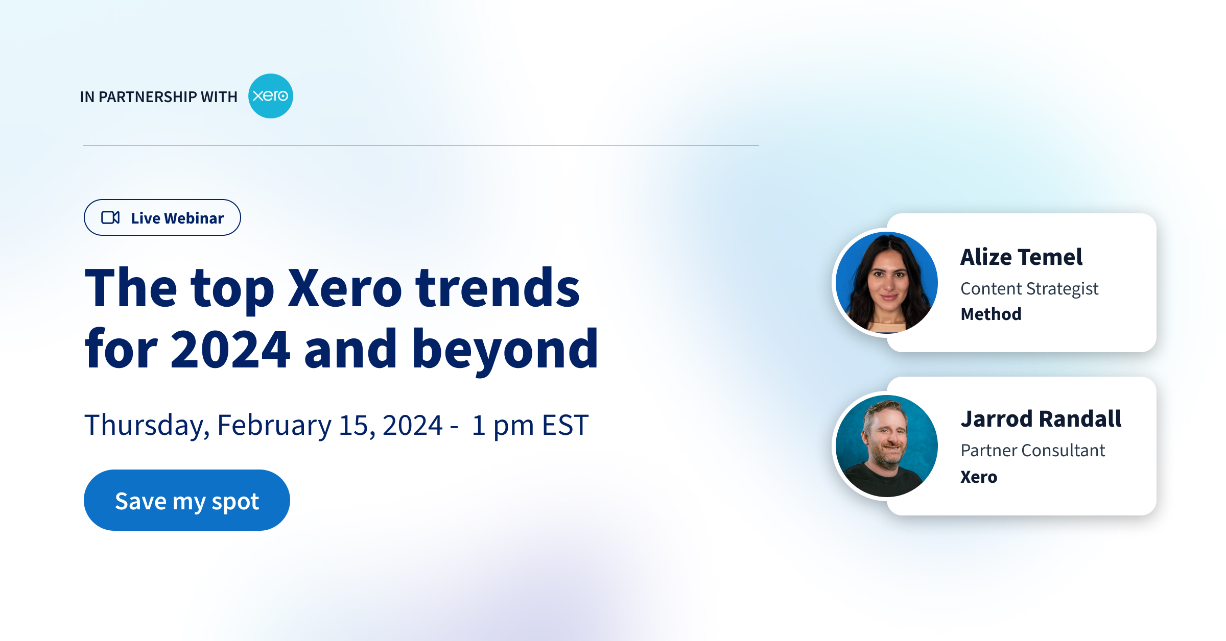 Feb 2024 Xero Webinar Banner - Social Media