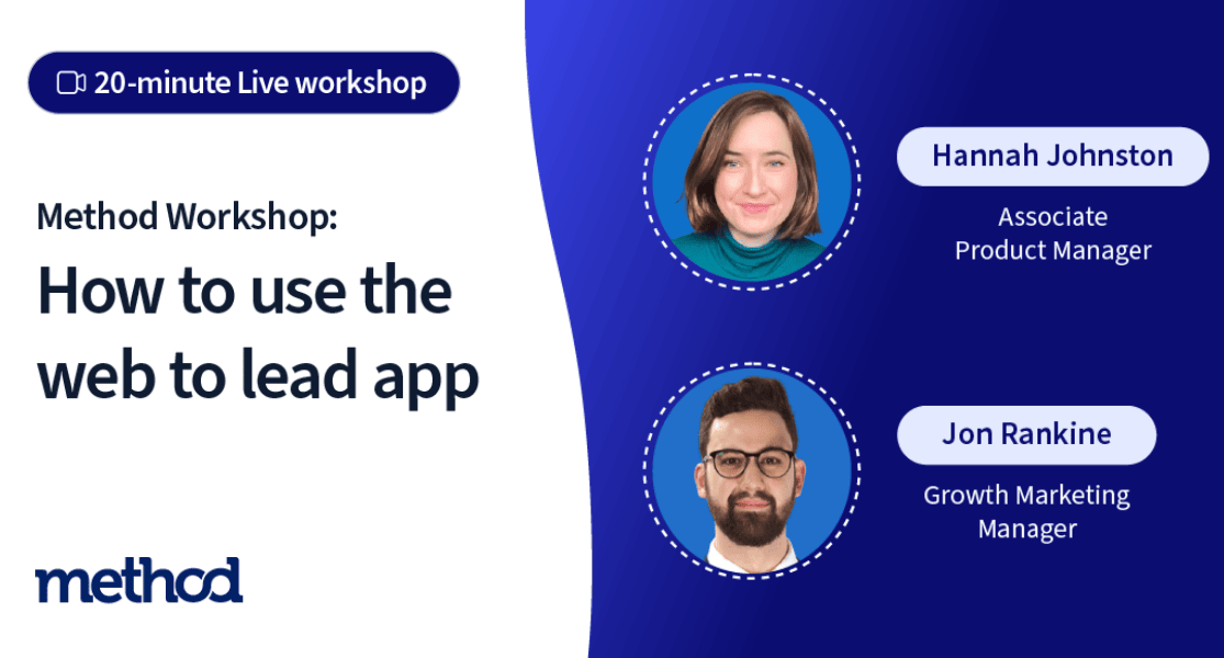 Method workshop: How to use the web to lead app. 20 minute recording.