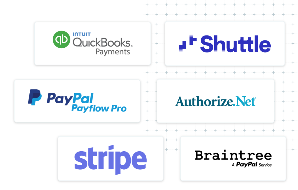 Partners of payment gateways integration