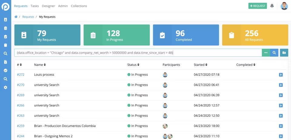 Screenshot of ProcessMaker