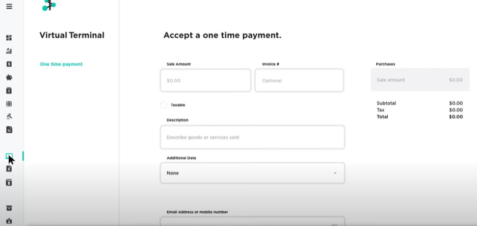Screenshot of ProMerchant payments hub
