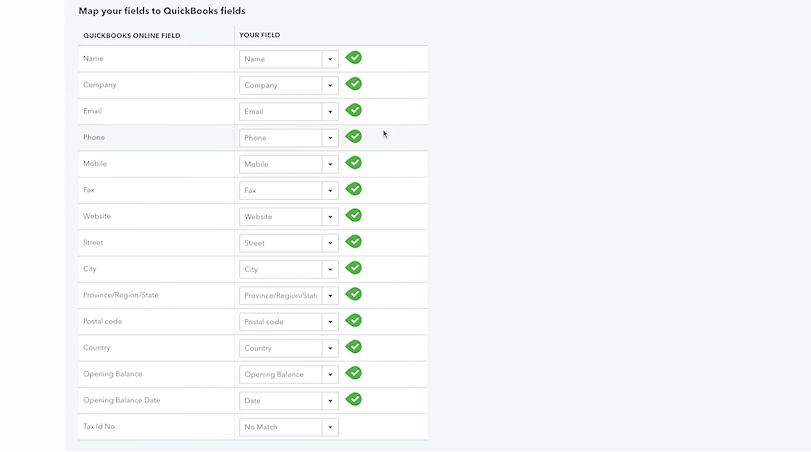 Import transactions into QuickBooks Online