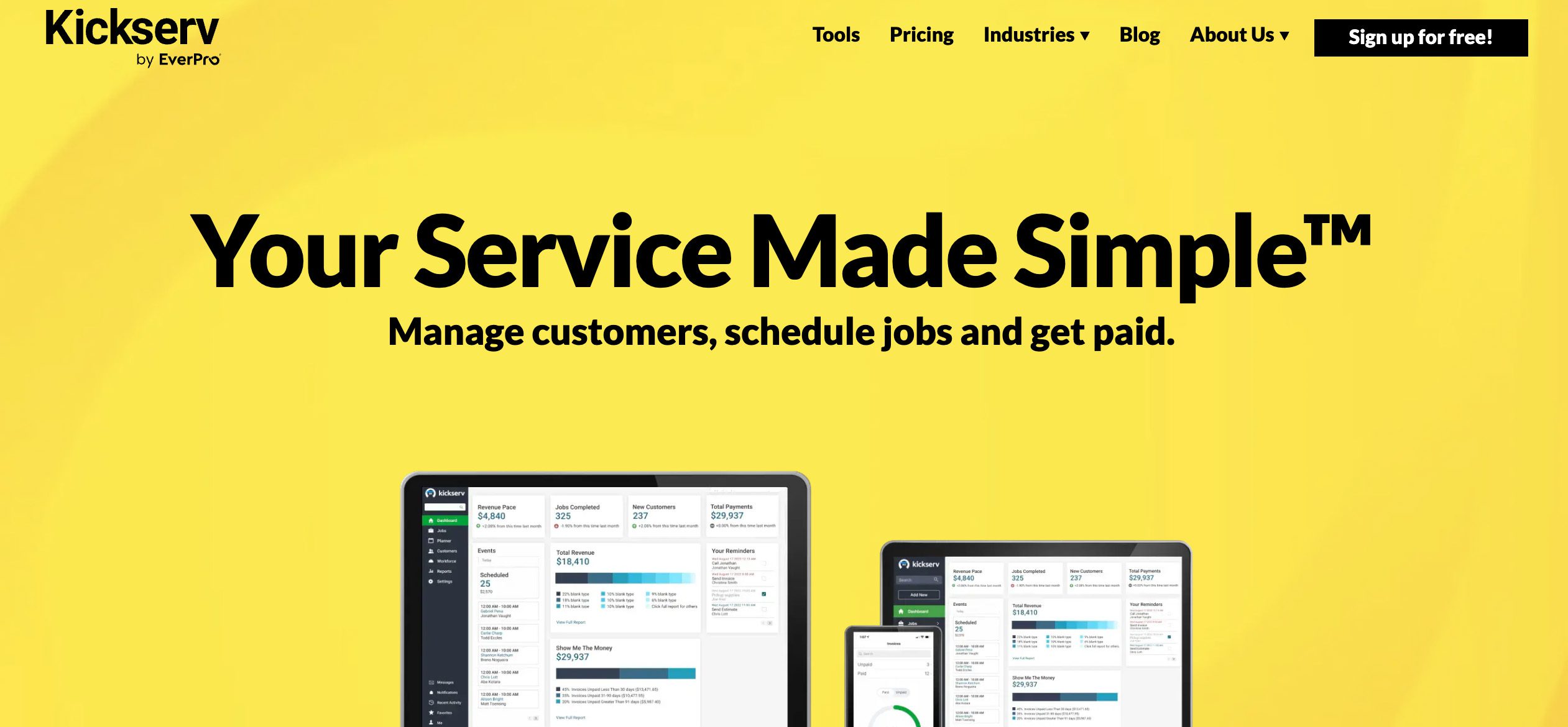 Housecall-Pro-alternative-KickServ-Method-CRM-field-services 