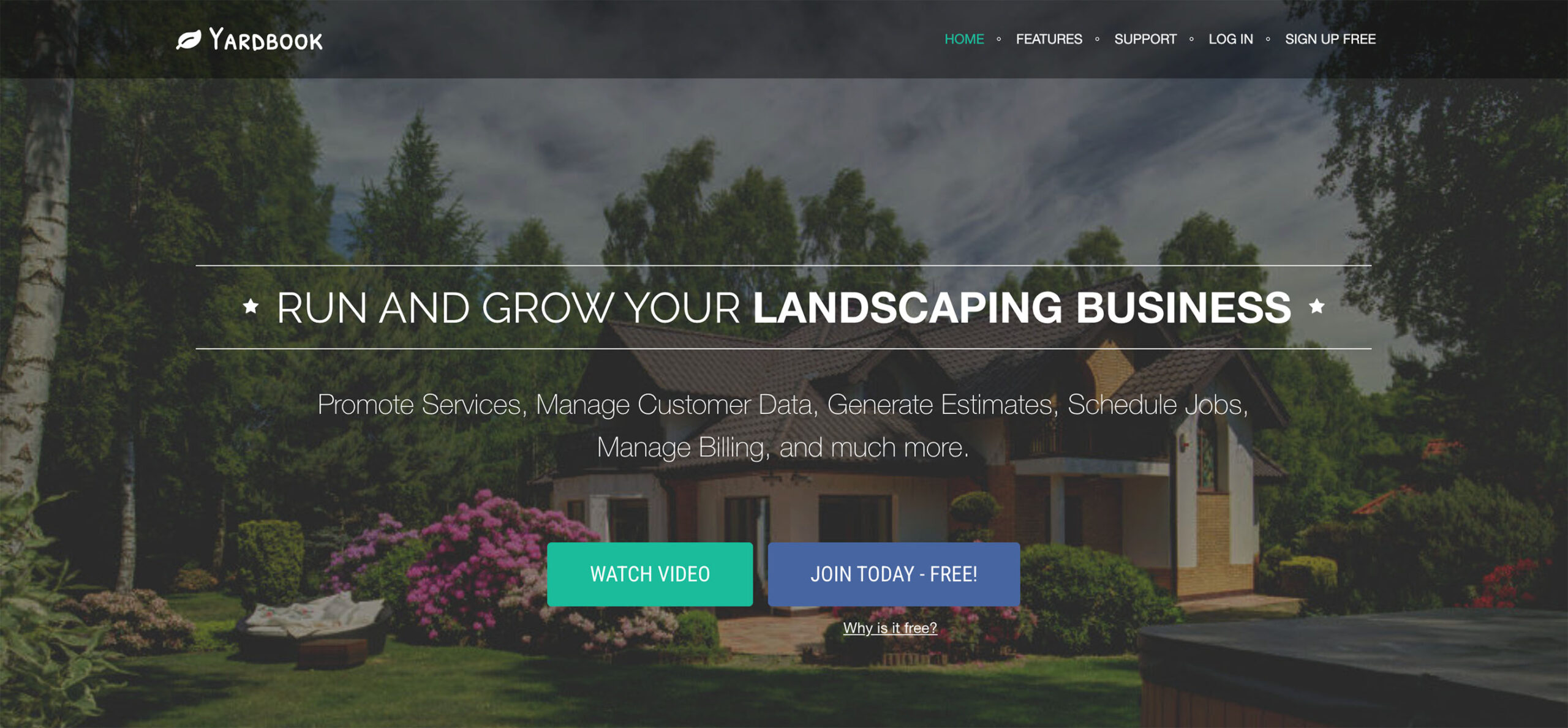 Best CRM for Landscapers - Method Blog - Yardbook Option