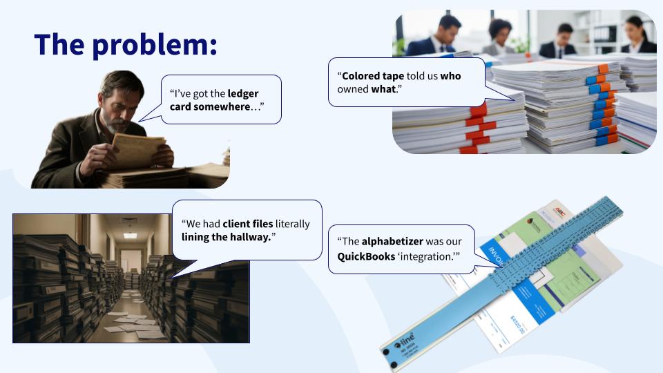 Method CRM - Tax Firm Modernization Case Study - Problem Slide