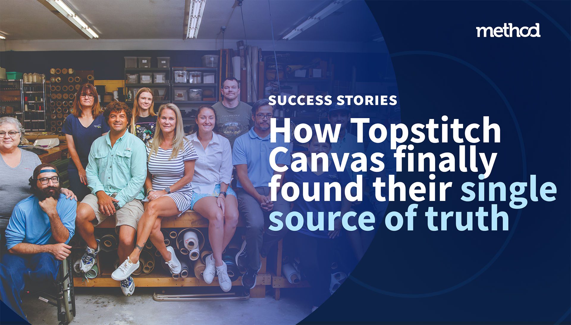 How Topstitch Canvas finally built their single source of truth - Method case study header