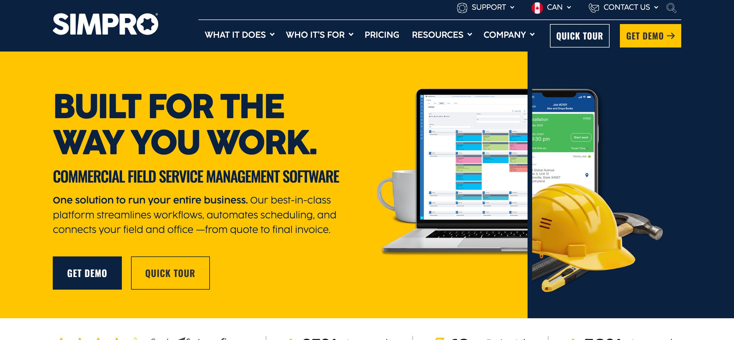 CRM-for-plumbers-Simpro-Method-Field-Services