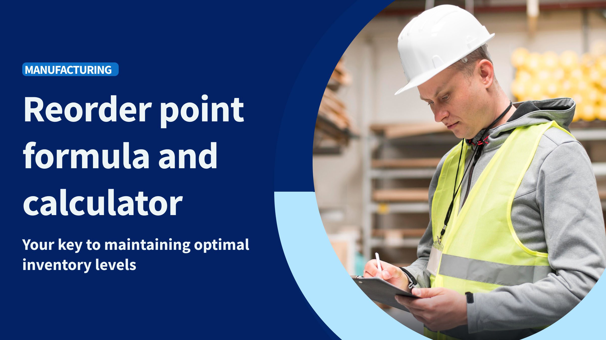Reorder point formula and calculator for manufacturers: 2026 guide