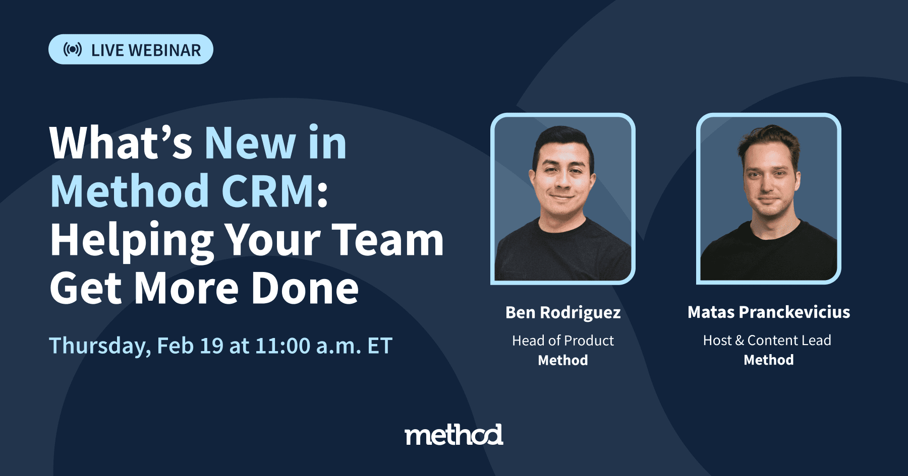 What is new in Method CRM