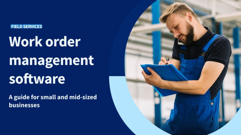 Work order management software Method CRM