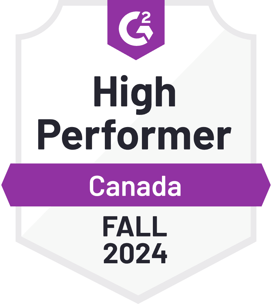 Method CRM named a G2 High Performer in Canada, Fall 2024