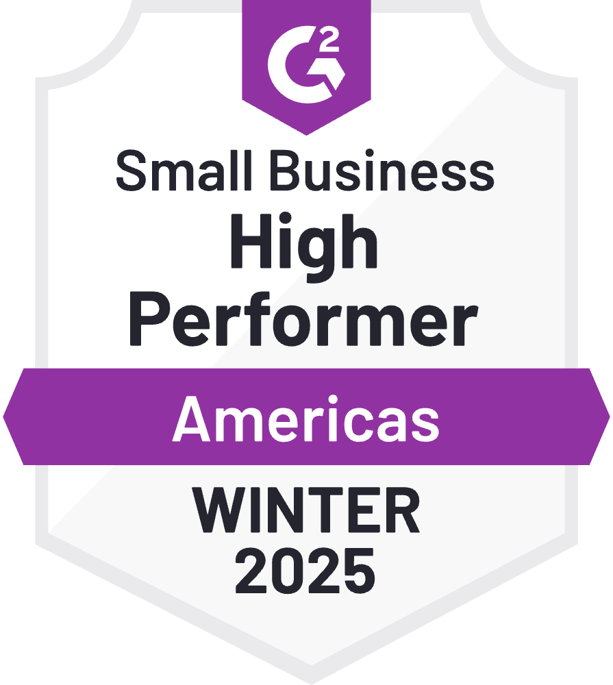 Method CRM named a G2 High Performer for Small Business in the Americas, Winter 2025