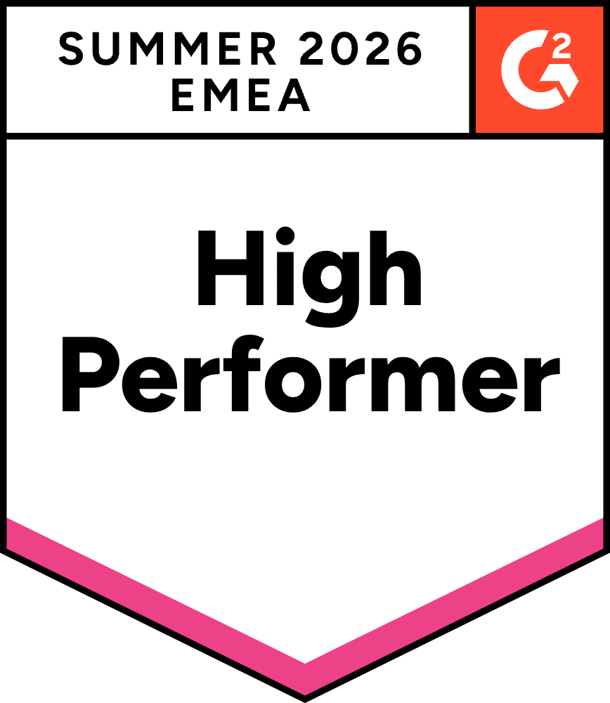 Method CRM named a G2 High Performer in EMEA, Summer 2026
