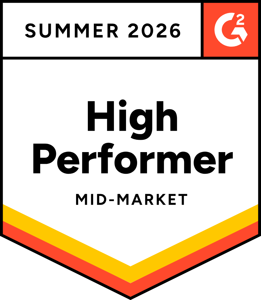 Method CRM named a G2 High Performer for Mid-Market, Summer 2026