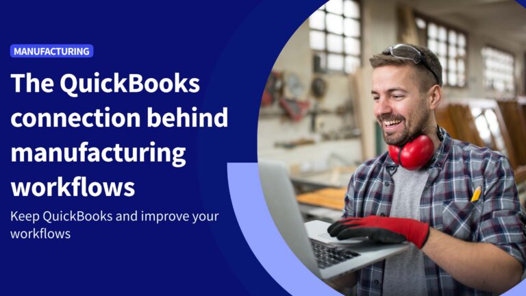 QuickBooks connection behind manufacturing workflows Method CRM